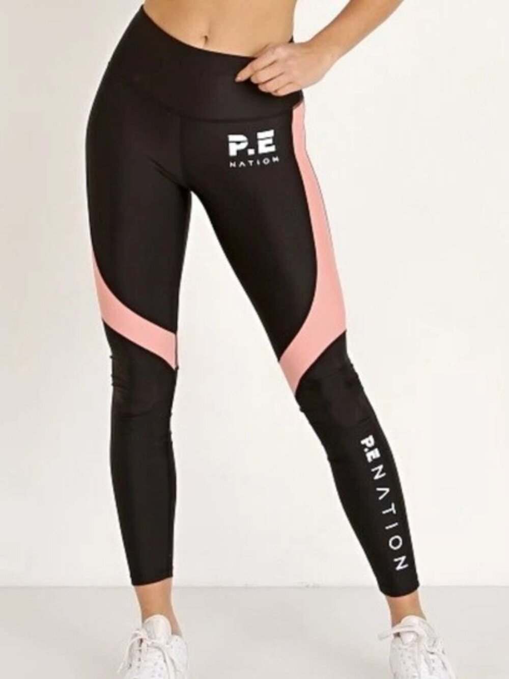P.E NATION The Chasse Paneled Stretch Leggings, Size S